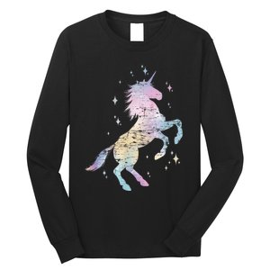 Rainbow Animal Fairy Unicorn Lover Girls Gift Unicorn Long Sleeve Shirt