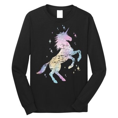 Rainbow Animal Fairy Unicorn Lover Girls Gift Unicorn Long Sleeve Shirt