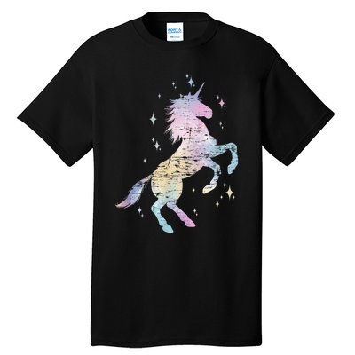 Rainbow Animal Fairy Unicorn Lover Girls Gift Unicorn Tall T-Shirt