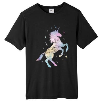 Rainbow Animal Fairy Unicorn Lover Girls Gift Unicorn Tall Fusion ChromaSoft Performance T-Shirt