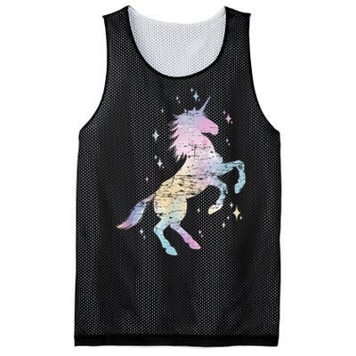 Rainbow Animal Fairy Unicorn Lover Girls Gift Unicorn Mesh Reversible Basketball Jersey Tank