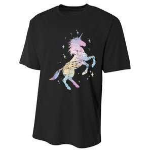 Rainbow Animal Fairy Unicorn Lover Girls Gift Unicorn Performance Sprint T-Shirt