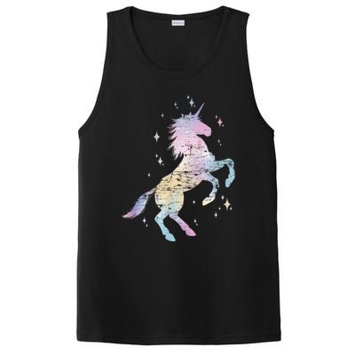 Rainbow Animal Fairy Unicorn Lover Girls Gift Unicorn PosiCharge Competitor Tank