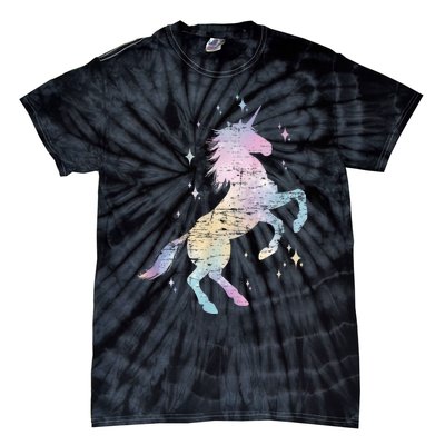 Rainbow Animal Fairy Unicorn Lover Girls Gift Unicorn Tie-Dye T-Shirt