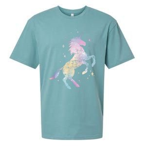 Rainbow Animal Fairy Unicorn Lover Girls Gift Unicorn Sueded Cloud Jersey T-Shirt