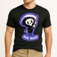 Run Away From The Reaper Cute Grim Reaper Performance Shirt