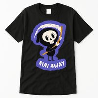 Run Away From The Reaper Cute Grim Reaper Tall T-Shirt
