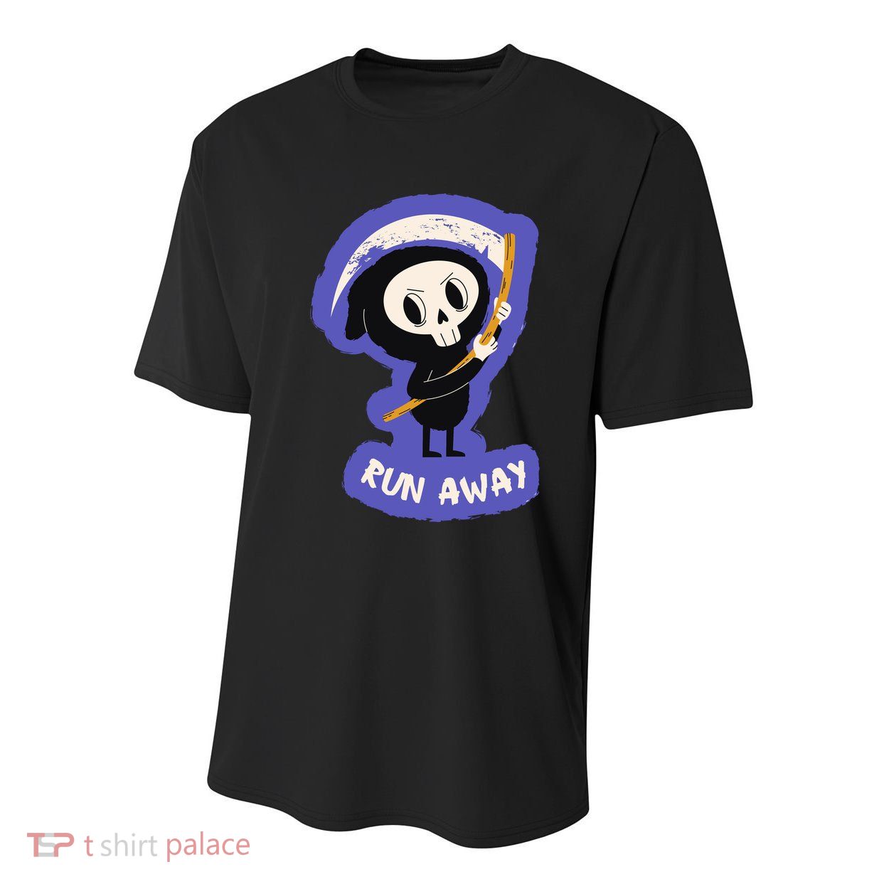 Run Away From The Reaper Cute Grim Reaper Youth Performance Sprint T-Shirt