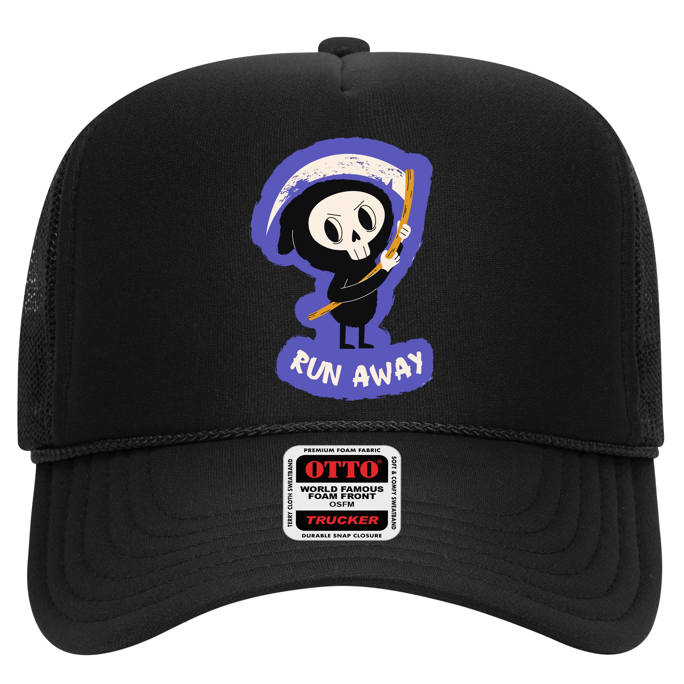 Run Away From The Reaper Cute Grim Reaper Hat