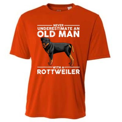 Rottweiler Art For Dad Grandpa Rottie Lover Rottweiler Cooling Performance Crew T-Shirt