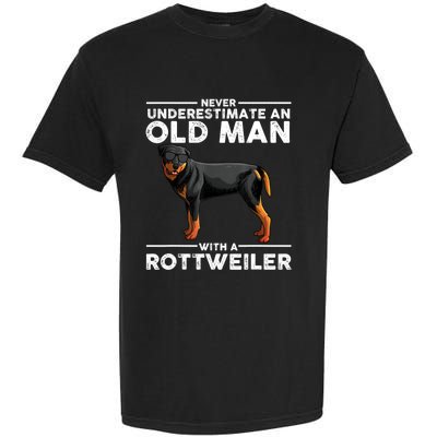 Rottweiler Art For Dad Grandpa Rottie Lover Rottweiler Garment-Dyed Heavyweight T-Shirt