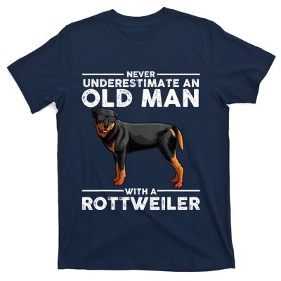 Rottweiler Art For Dad Grandpa Rottie Lover Rottweiler T-Shirt