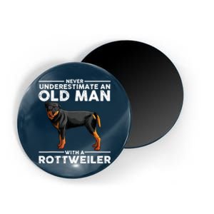 Rottweiler Art For Dad Grandpa Rottie Lover Rottweiler Magnet