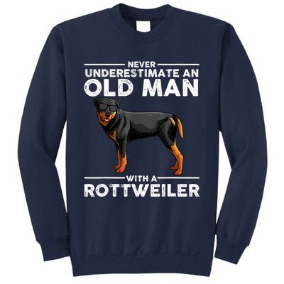 Rottweiler Art For Dad Grandpa Rottie Lover Rottweiler Tall Sweatshirt