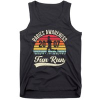 Rabies Awareness Fun Run Funny TV Comedy Running Tank Top