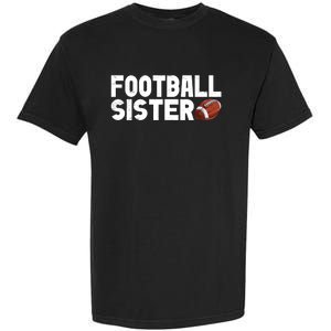 Retro American Football Sis Family Matching Sister Gift Garment-Dyed Heavyweight T-Shirt