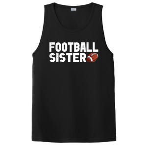 Retro American Football Sis Family Matching Sister Gift PosiCharge Competitor Tank