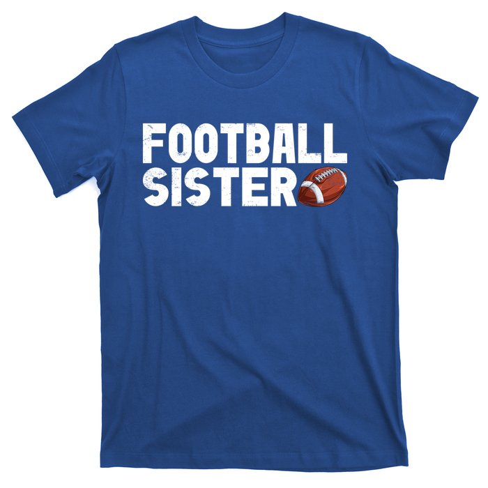 Retro American Football Sis Family Matching Sister Gift T-Shirt