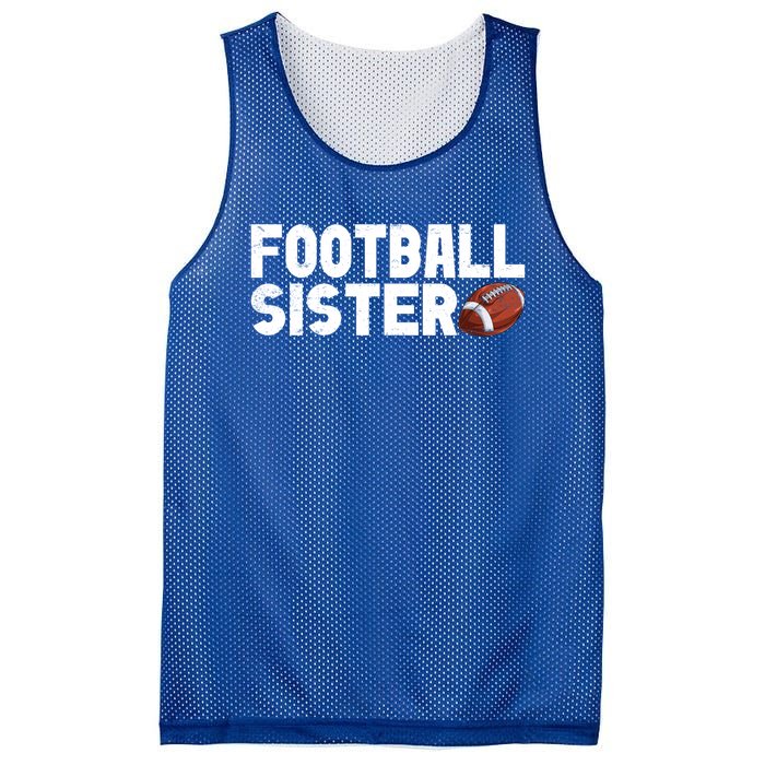 Retro American Football Sis Family Matching Sister Gift Mesh Reversible Basketball Jersey Tank