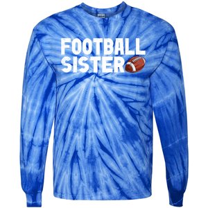 Retro American Football Sis Family Matching Sister Gift Tie-Dye Long Sleeve Shirt