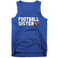 Retro American Football Sis Family Matching Sister Gift Tank Top