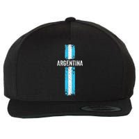 retro Argentina flag Soccer Jersey Argentina Fan Wool Snapback Cap