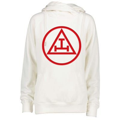 Royal Arch Freemason York Rite Masonic Mason Womens Funnel Neck Pullover Hood