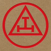 Royal Arch Freemason York Rite Masonic Mason Cotton Canvas Backpack