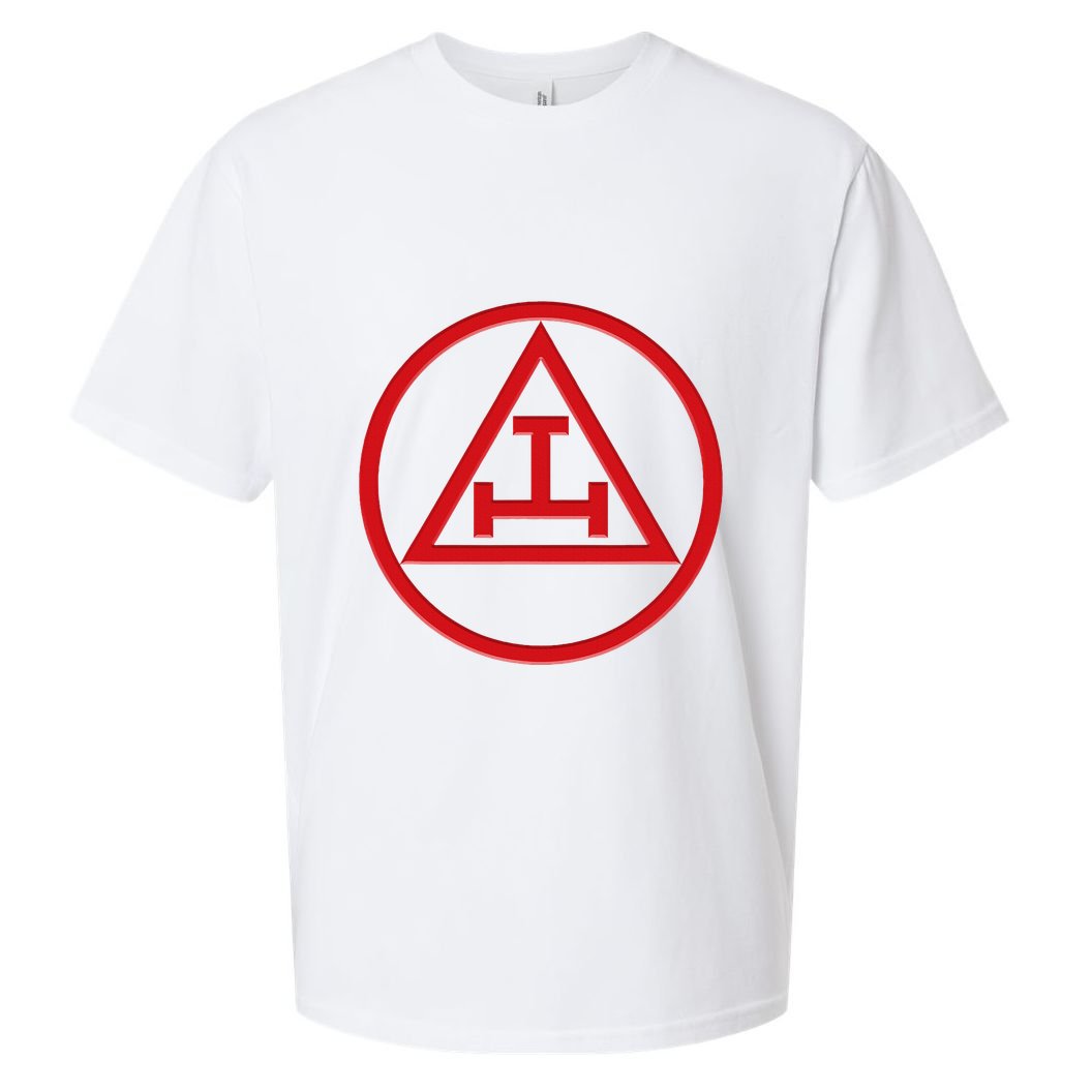 Royal Arch Freemason York Rite Masonic Mason Sueded Cloud Jersey T-Shirt