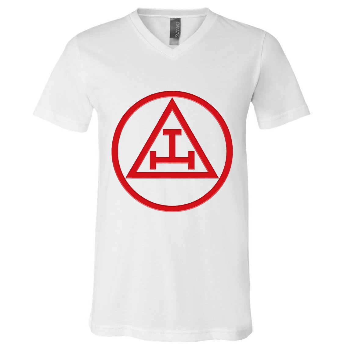 Royal Arch Freemason York Rite Masonic Mason V-Neck T-Shirt