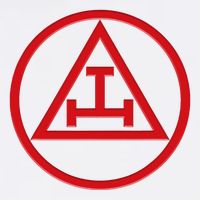 Royal Arch Freemason York Rite Masonic Mason Button