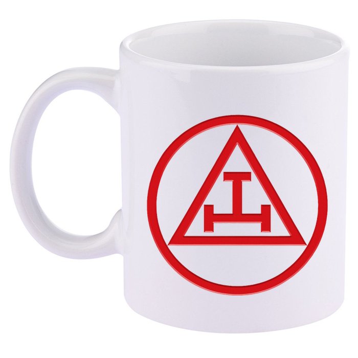 Royal Arch Freemason York Rite Masonic Mason 11oz C Handle Ceramic Mug