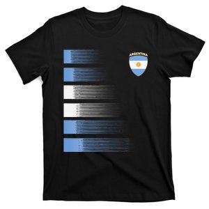 retro Argentina flag Soccer Jersey Argentina Fan T-Shirt