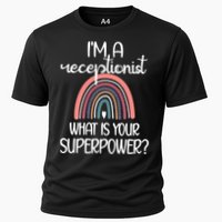 Receptionist Appreciation Front Desk Receptionist Gift Cooling Performance Crew T-Shirt