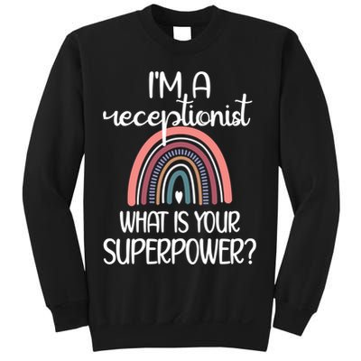 Receptionist Appreciation Front Desk Receptionist Gift Sweatshirt