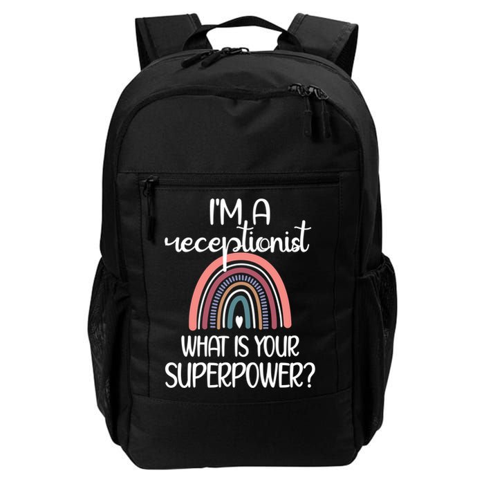 Receptionist Appreciation Front Desk Receptionist Gift Backpack