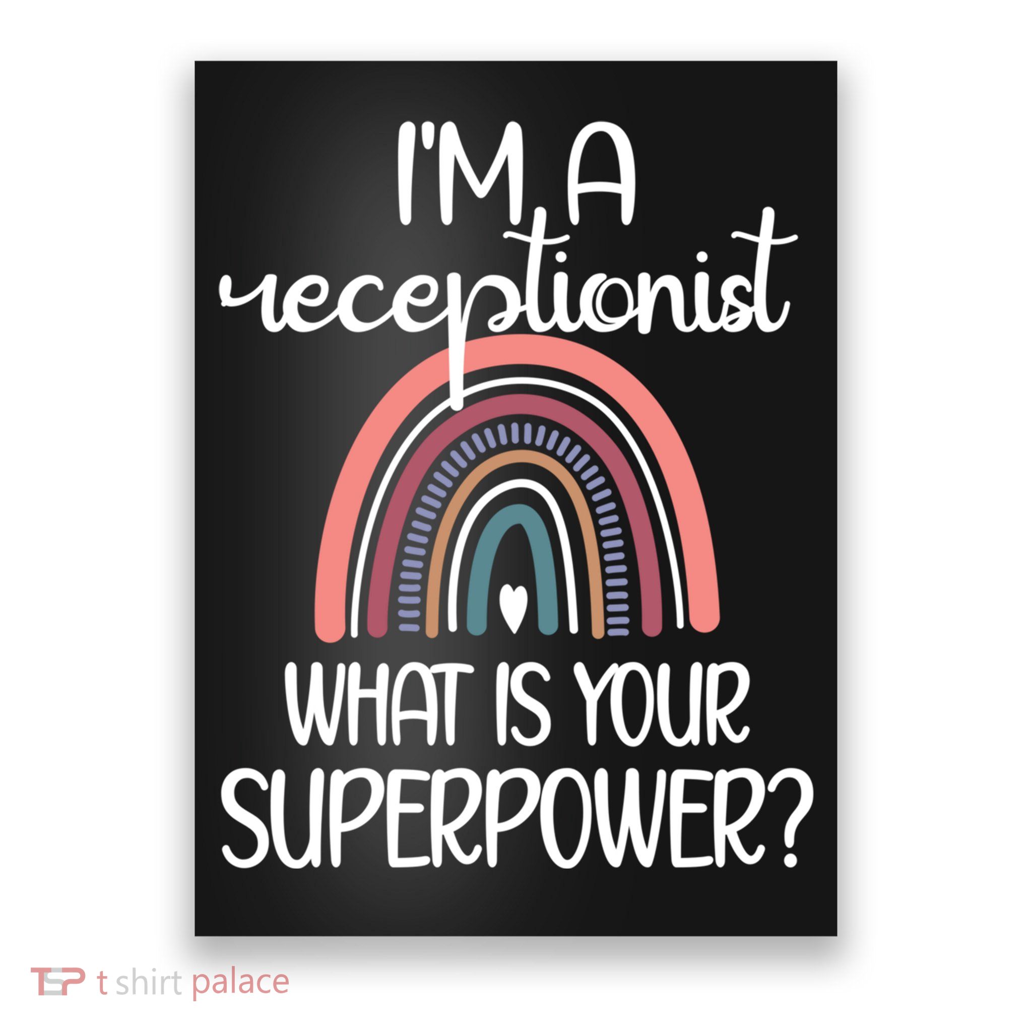 Receptionist Appreciation Front Desk Receptionist Gift Poster
