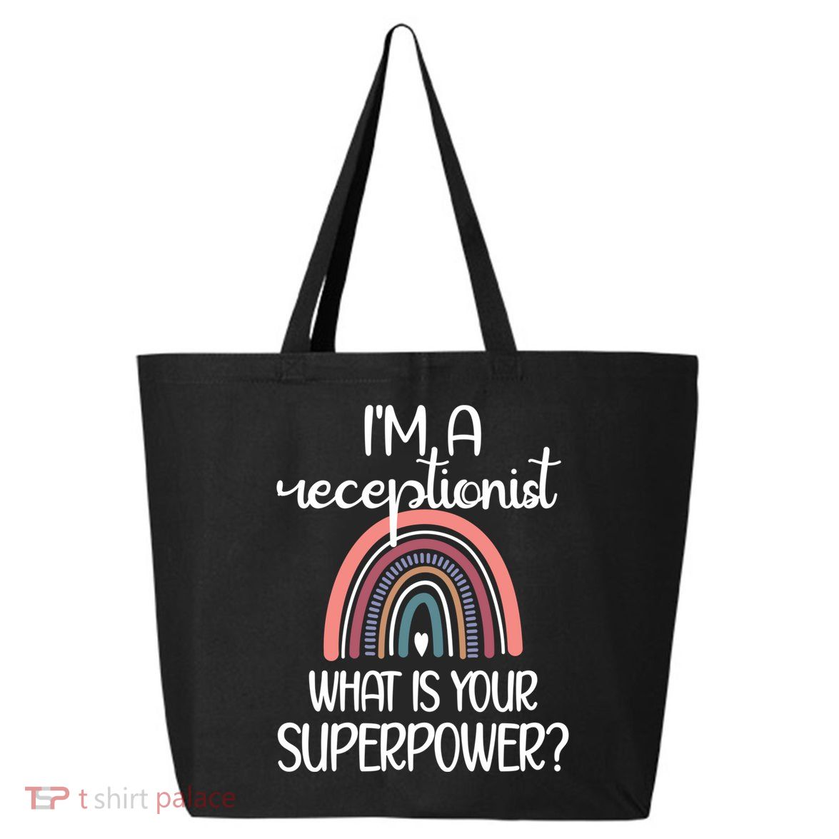Receptionist Appreciation Front Desk Receptionist Gift 25L Jumbo Tote
