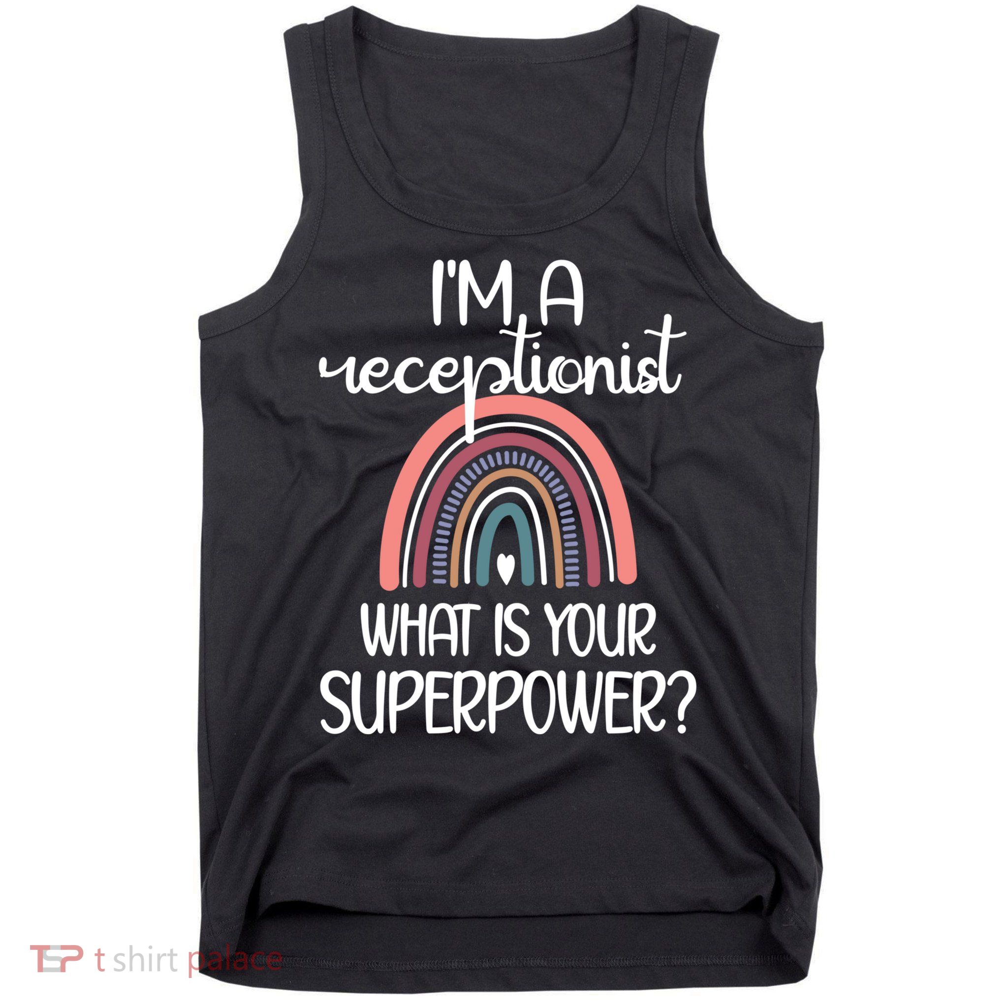 Receptionist Appreciation Front Desk Receptionist Gift Tank Top