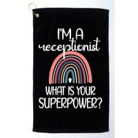 Receptionist Appreciation Front Desk Receptionist Gift Golf Towel