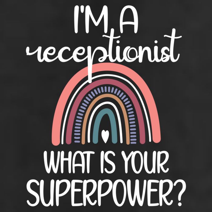 Receptionist Appreciation Front Desk Receptionist Gift Golf Towel