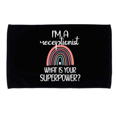 Receptionist Appreciation Front Desk Receptionist Gift Microfiber Hand Towel