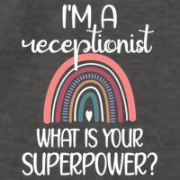 Receptionist Appreciation Front Desk Receptionist Gift Vector Backpack