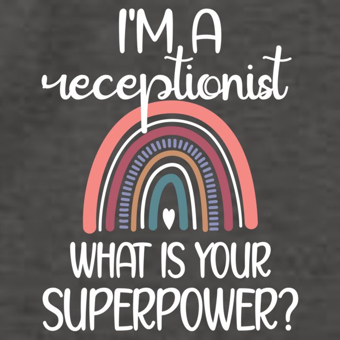 Receptionist Appreciation Front Desk Receptionist Gift Vector Backpack