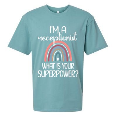 Receptionist Appreciation Front Desk Receptionist Gift Sueded Cloud Jersey T-Shirt