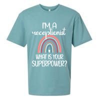 Receptionist Appreciation Front Desk Receptionist Gift Sueded Cloud Jersey T-Shirt