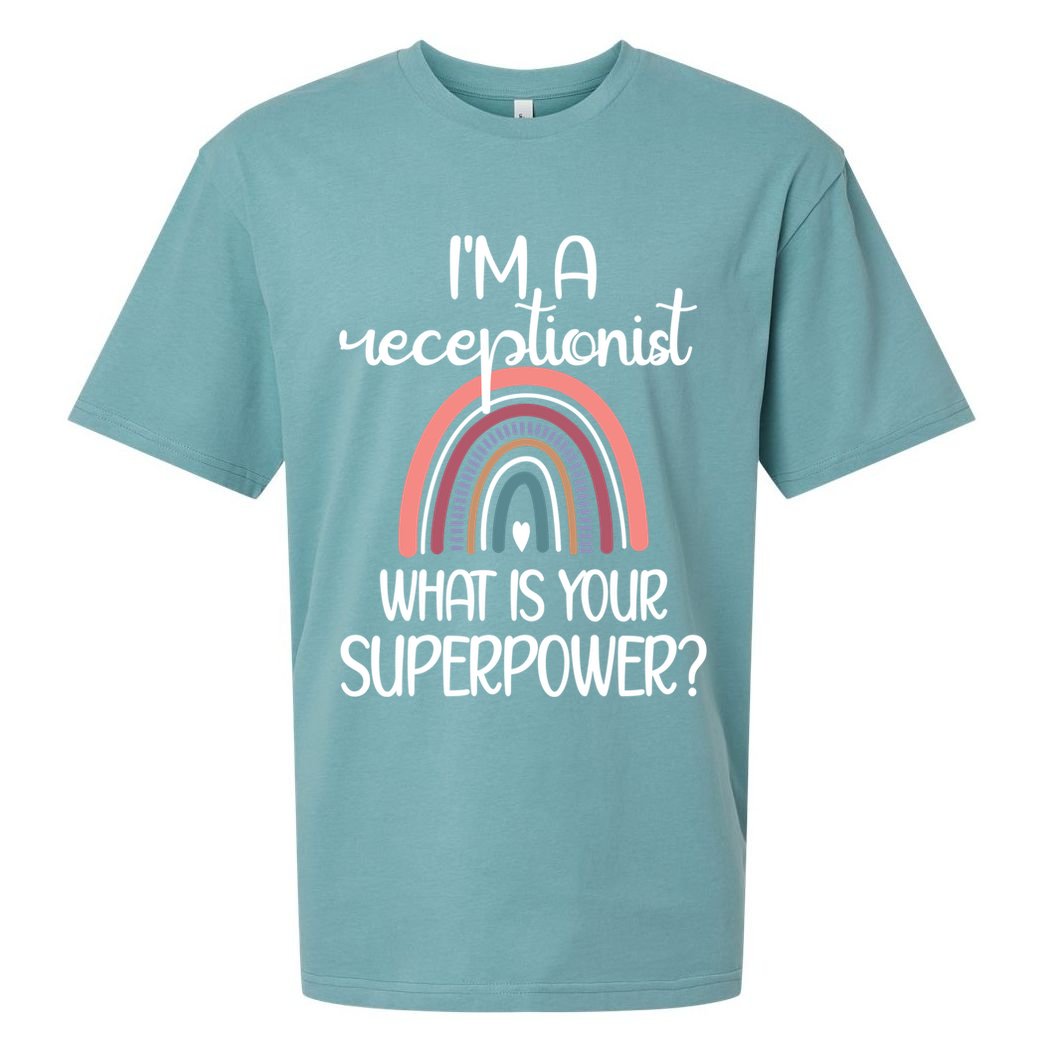 Receptionist Appreciation Front Desk Receptionist Gift Sueded Cloud Jersey T-Shirt