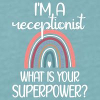Receptionist Appreciation Front Desk Receptionist Gift Sueded Cloud Jersey T-Shirt