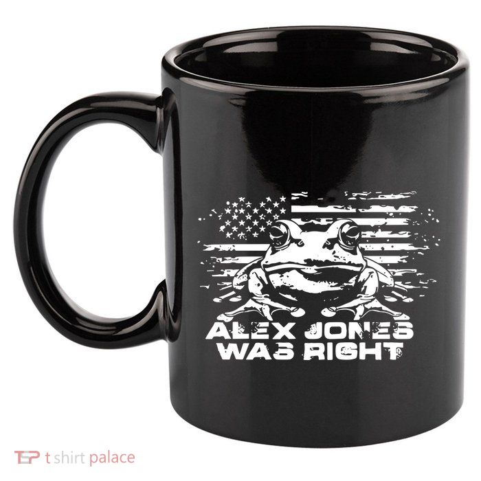 Right About Frogs 11oz C Handle Ceramic Mug