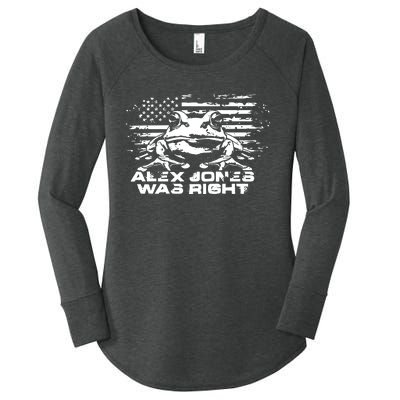 Right About Frogs Women's Perfect Tri Tunic Long Sleeve Shirt